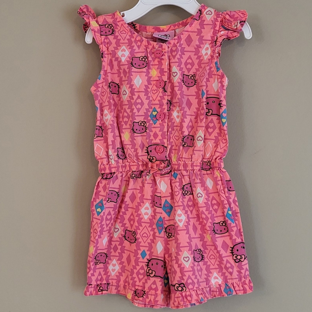 Hello Kitty pink short romper